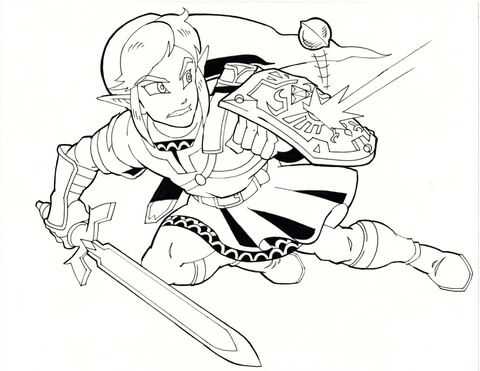 480x371 Link Coloring Page Free Printable Coloring Pages