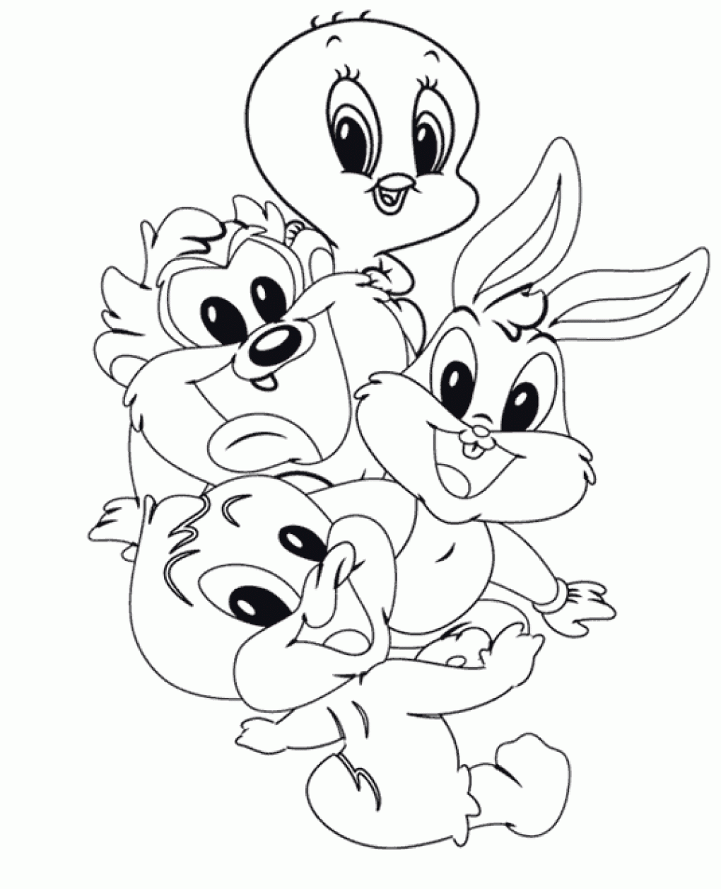 1020x1257 Tiny Toons Coloring Lovers