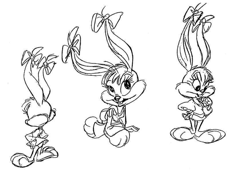 800x600 Babs Bunny Pre Production Model Sheet 2 By Rabbette