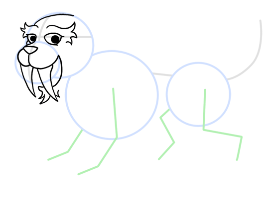 540x405 How To Draw Saber Tooth Tigers