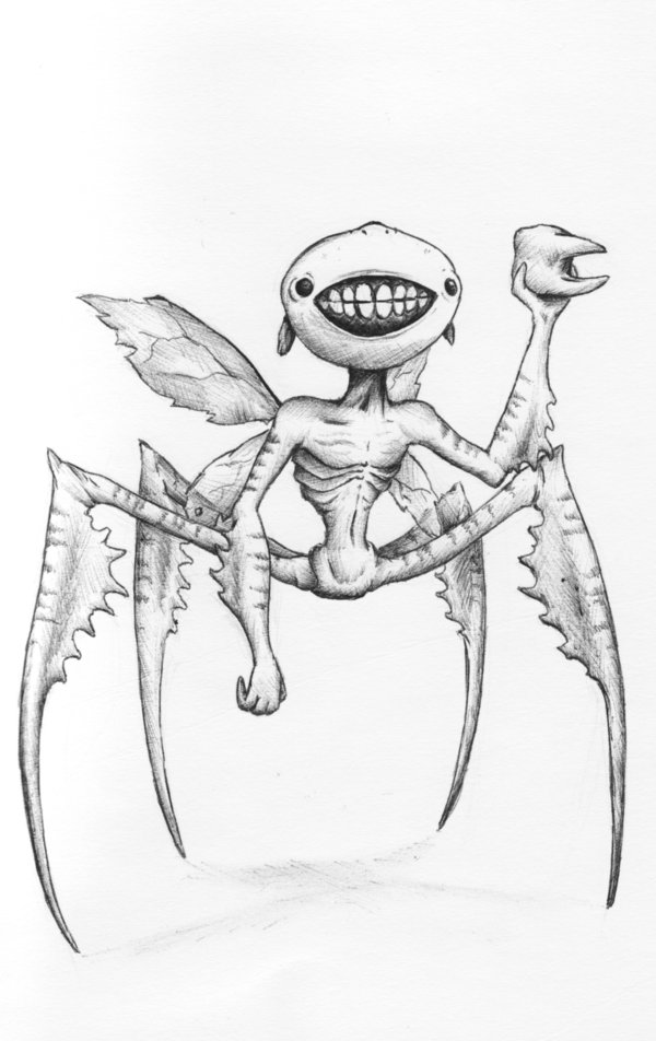 600x952 Tooth Fairy B + W By Purgatoryboy