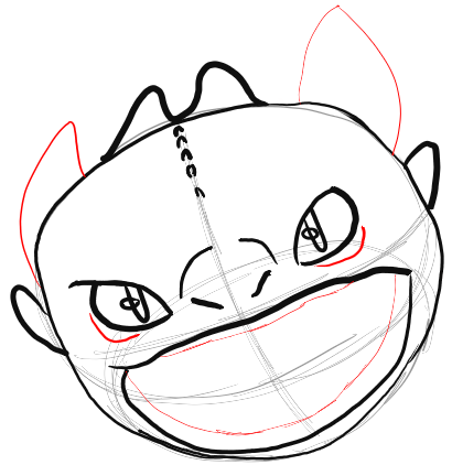 410x422 How To Draw Toothless Night Fury Dragon From How To Train Your