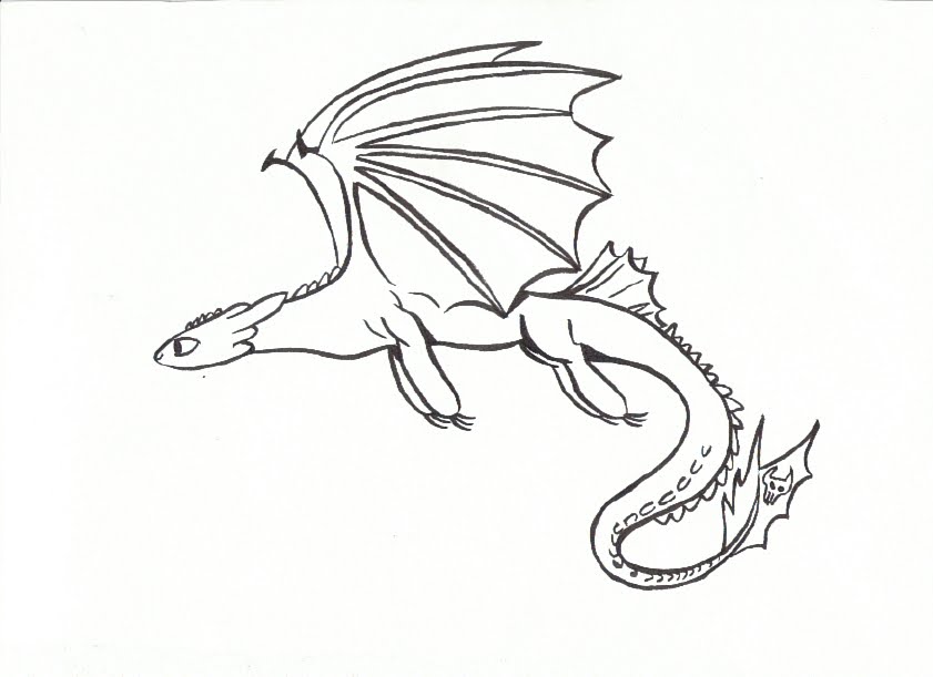 Download Toothless Flying Drawing at GetDrawings.com | Free for ...
