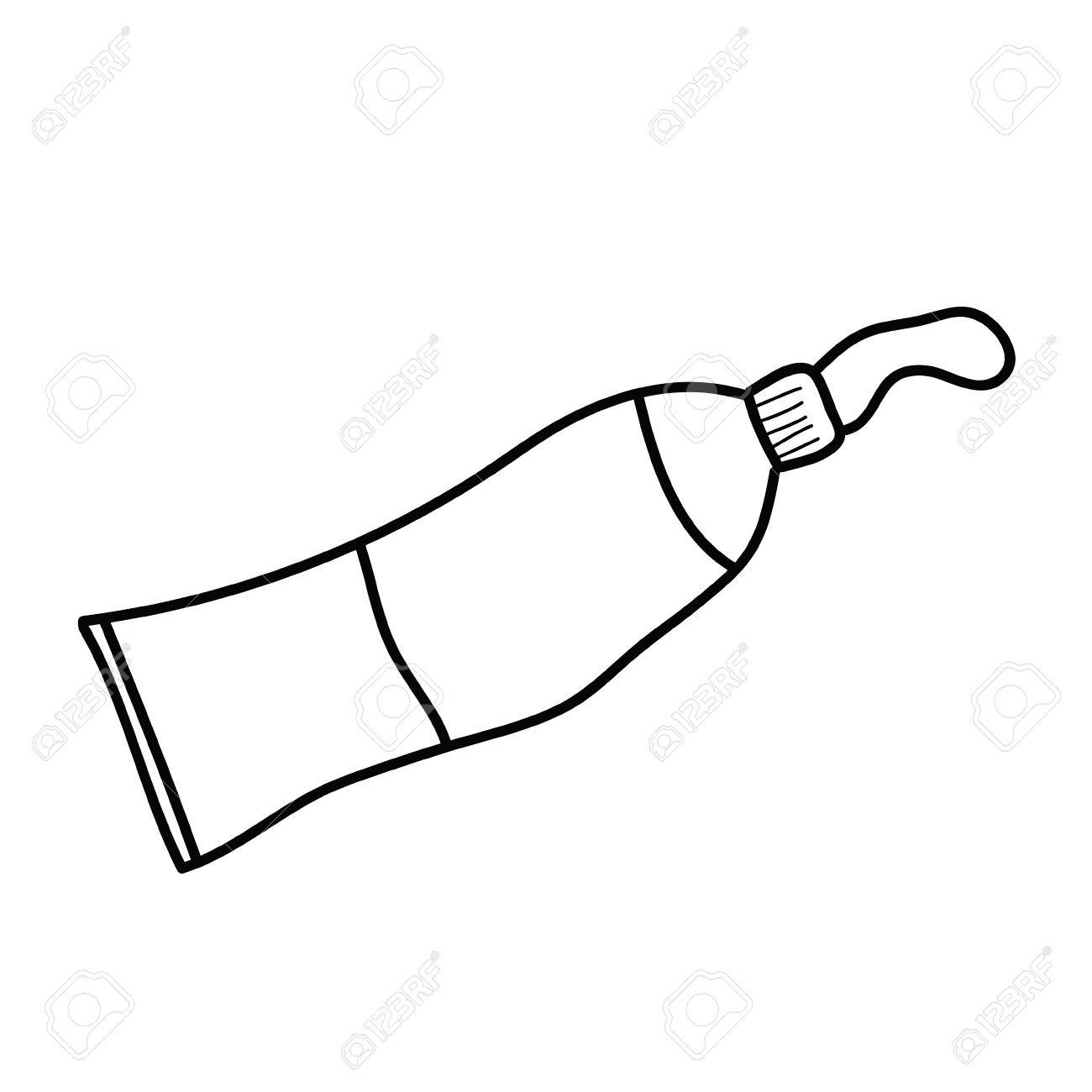 1300x1300 Toothpaste Tube Cartoon Stock Photo, Picture And Royalty Free