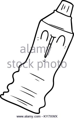 293x470 Freehand Drawn Cartoon Toothpaste Stock Vector Art Amp Illustration