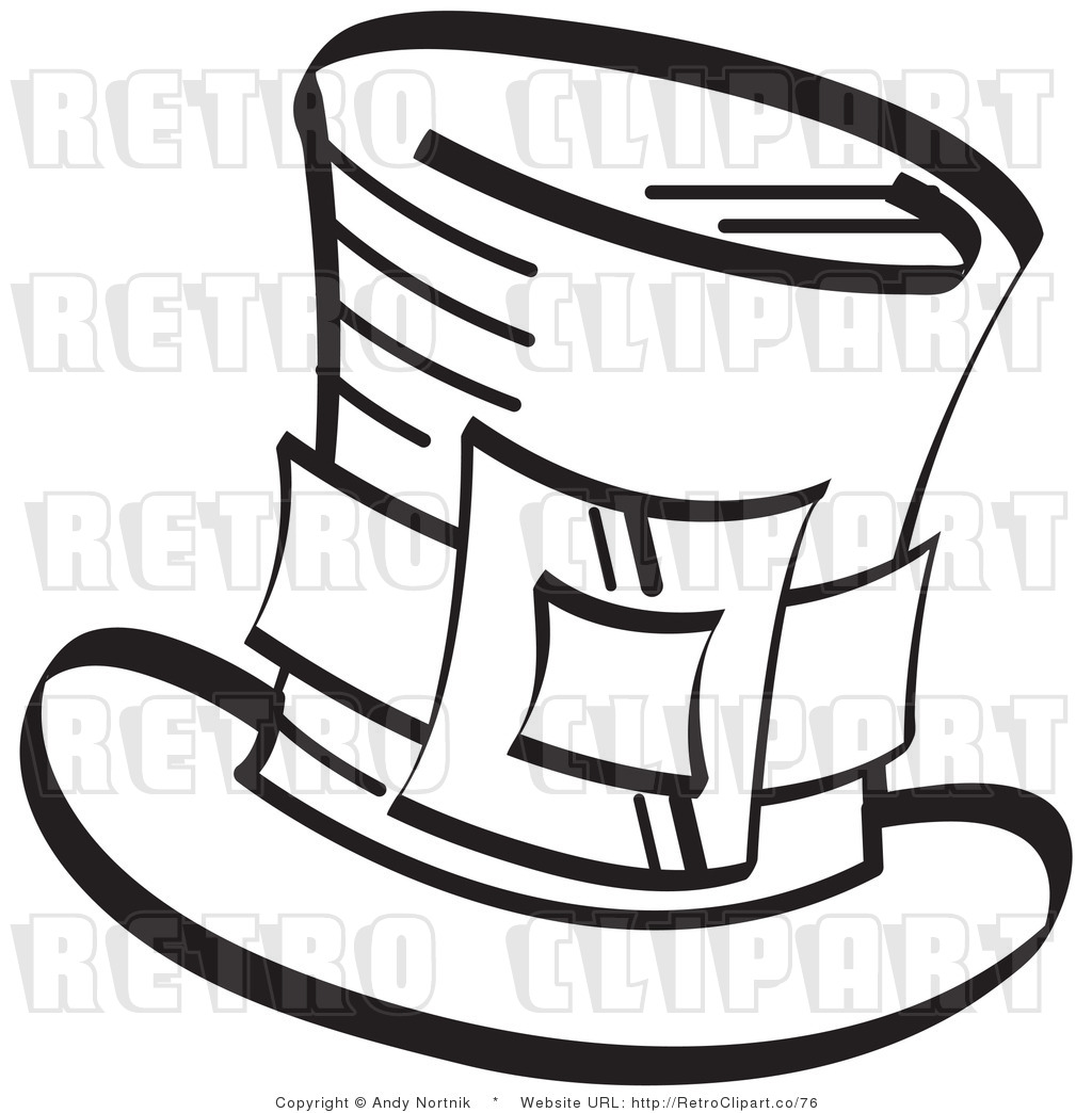 1024x1044 Royalty Free Retro Vector Clip Art Of A Leprechaun Top Hat By Andy