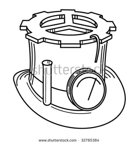 450x470 Top Hat Drawing
