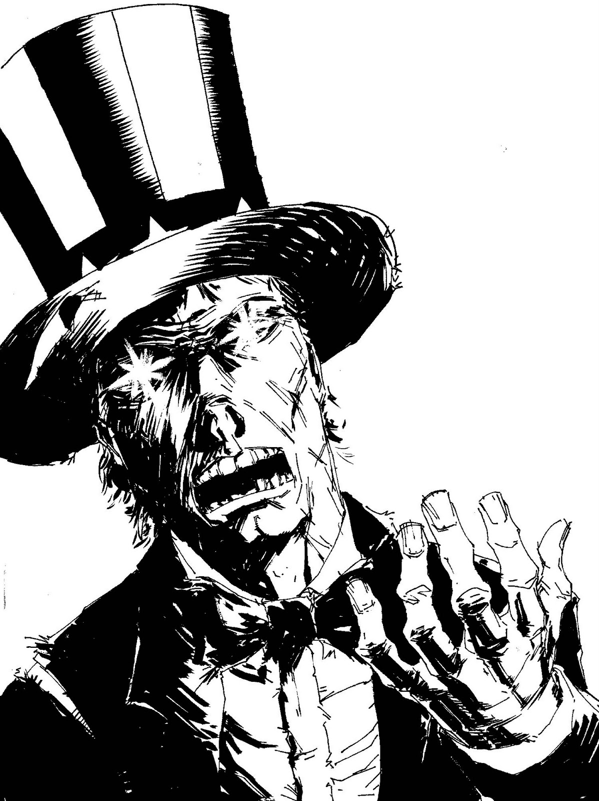 1198x1600 Zombie Sam We Want Your Brains!