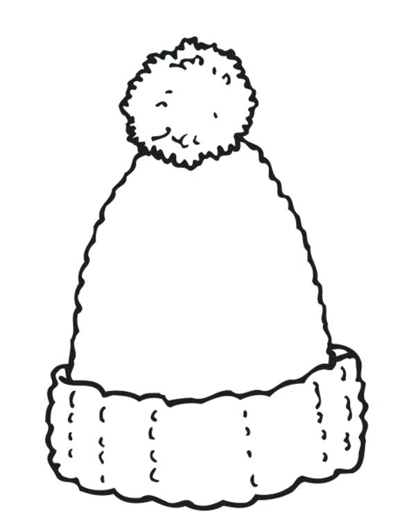 580x746 Top Hat Coloring Page
