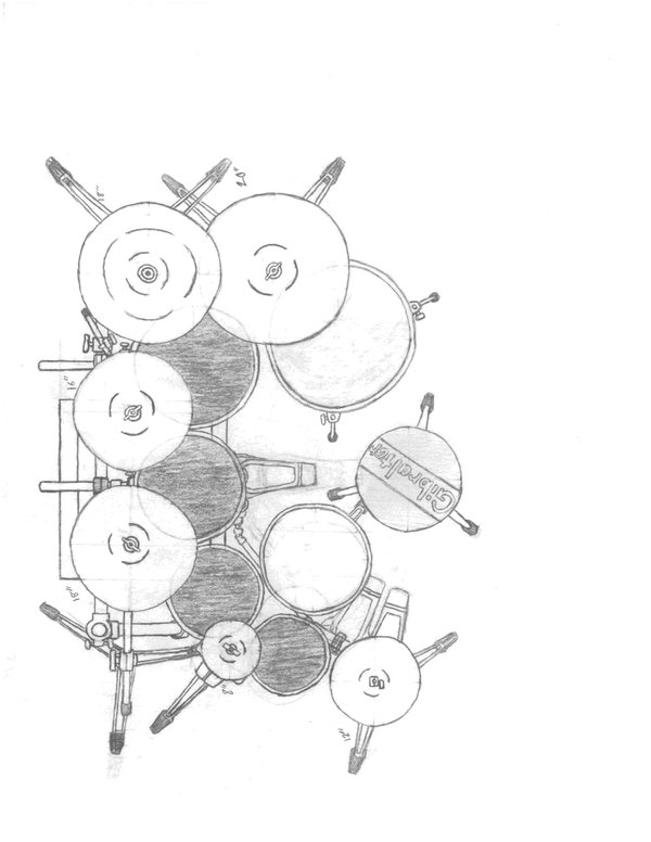 600x776 My Drums Top View