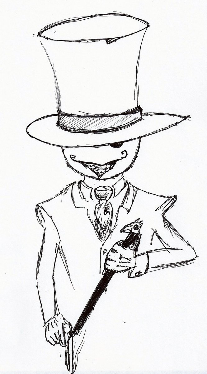 665x1200 Top Hat Grin By Jester Of The Clown