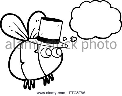407x320 Freehand Drawn Cartoon Bee Top Hat Stock Vector Art Amp Illustration