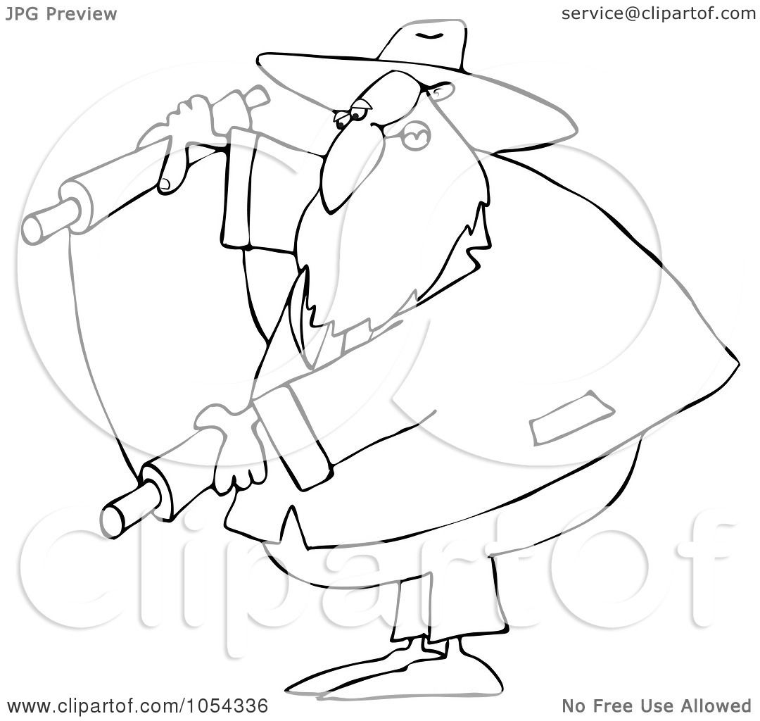 1080x1024 Royalty Free Vector Clip Art Illustration Of A Black And White