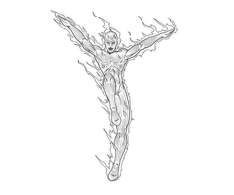 800x667 The Human Torch