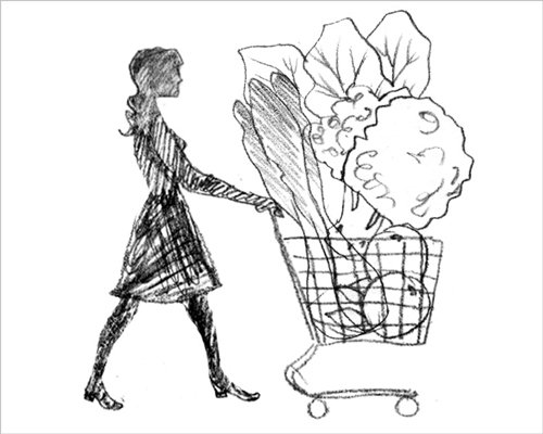 500x400 Sketch Of Wooden Torch