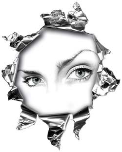 250x312 Interior Wall Design Mini Rip Torn Metal Bullet Hole