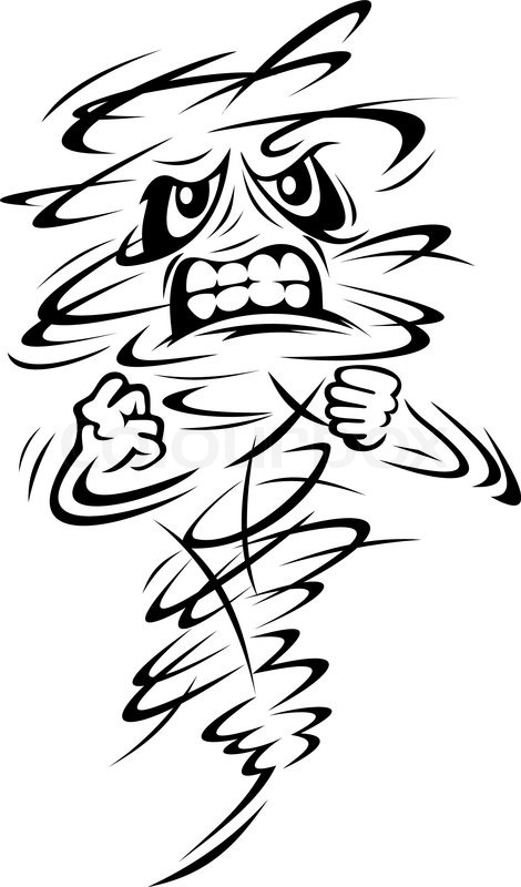 470x800 Danger Tornado Cloud Stock Vector Colourbox