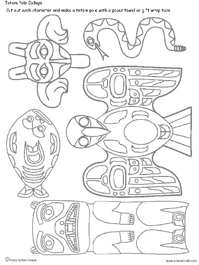 Totem Drawing at GetDrawings | Free download