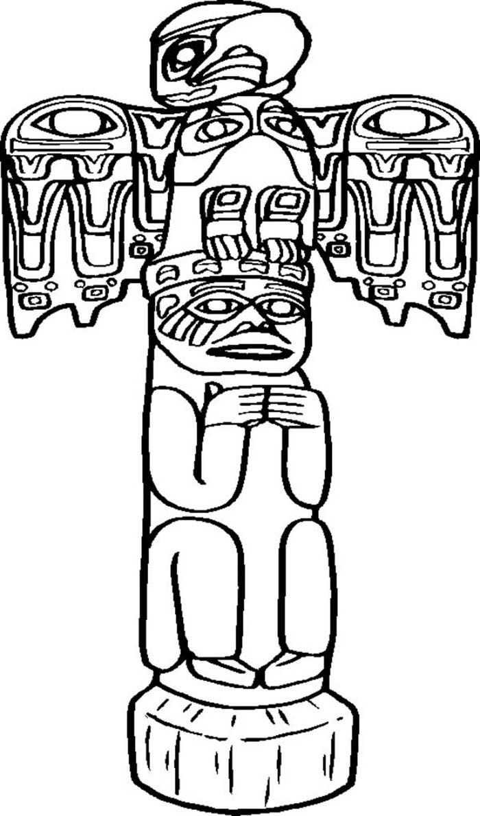 700x1190 Drawn Totem Pole Funny