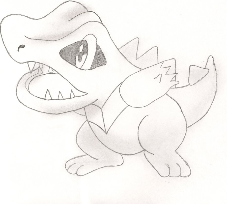 900x809 Totodile By Sleepyphant0m