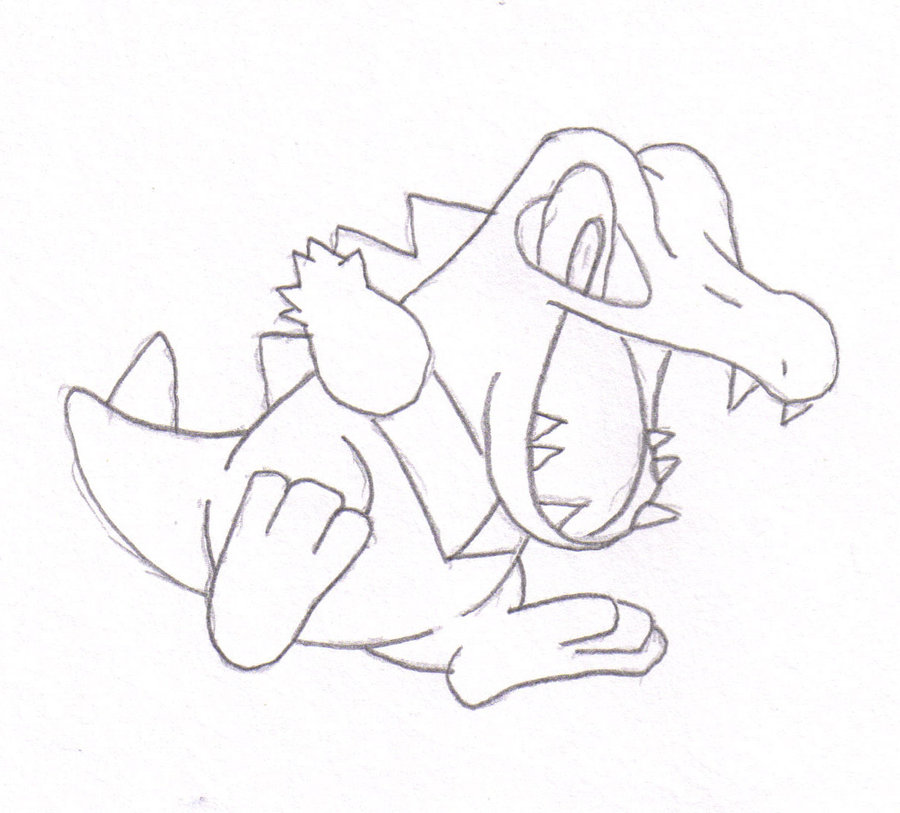 900x813 Totodile By Brigz7071