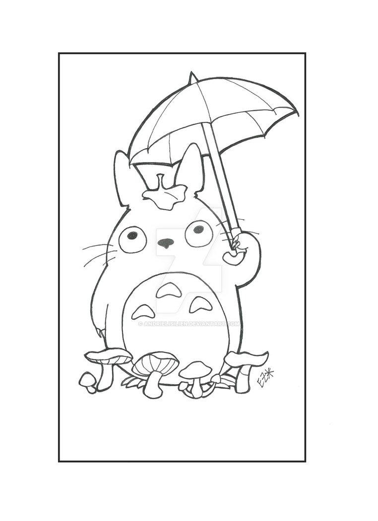 762x1048 Totoro 14 By Andrielisilien