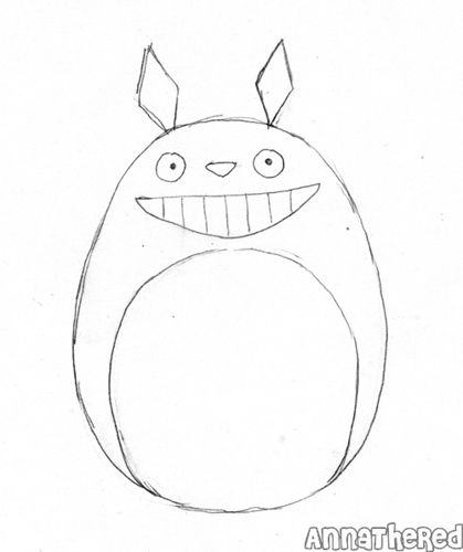 419x500 How To Make Totoro With Rice