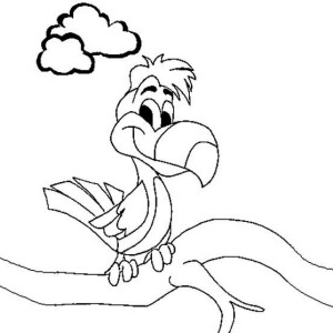 300x300 Cute Little Toucan Coloring Page Coloring Sun