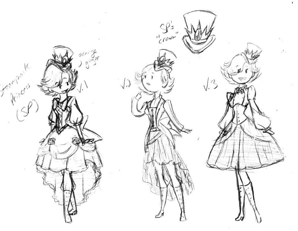 1014x788 Steampunk Princess Outfit Versions By Healing Touch