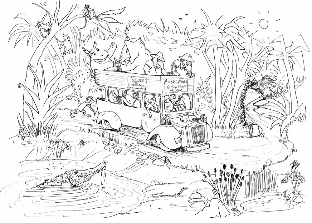 1000x714 The Jungle Tour Bus Withe Benson And Hedges, Burdz And Animals By