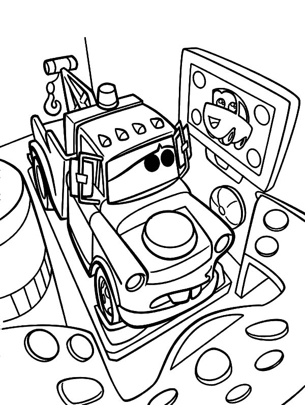 Tow Mater Drawing at GetDrawings | Free download