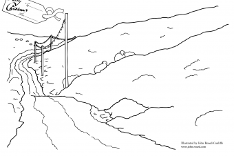 340x226 Printable Tower Bridge Ink Drawing With Free Download