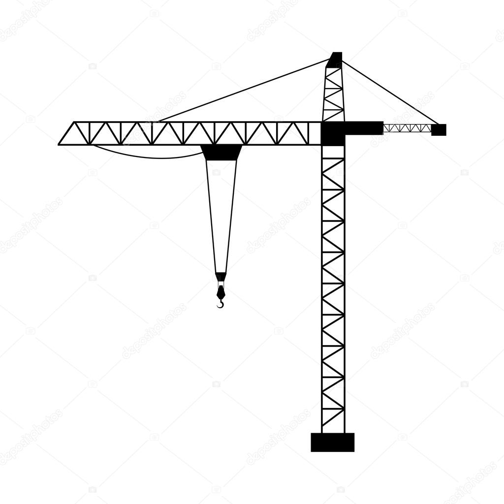 Tower Crane Drawing at GetDrawings | Free download