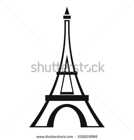 450x470 Drawn Eiffel Tower Simple