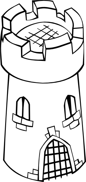 282x595 Tower Clipart Castle Tower