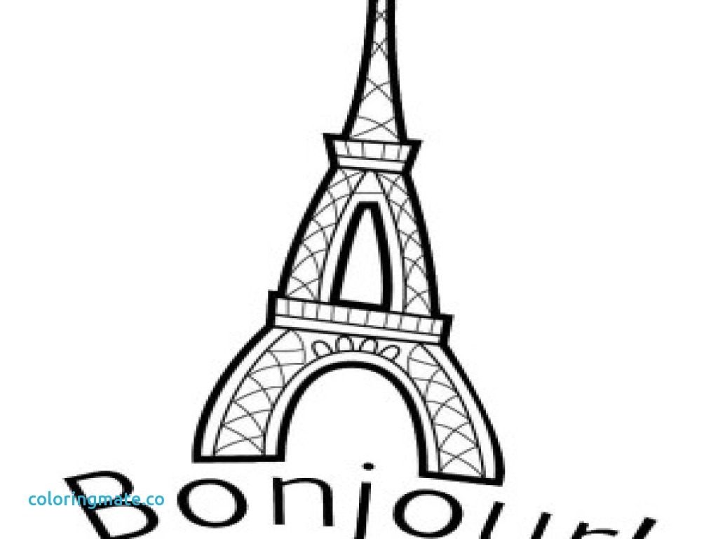 1024x768 28 Eiffel Tower Coloring Page