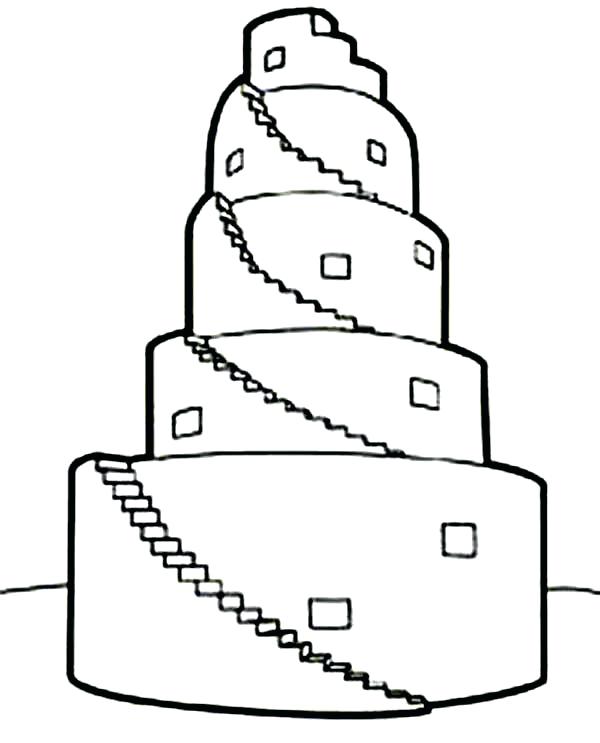 600x743 Tower Of Babel Colouring Pages Best Coloring Pages