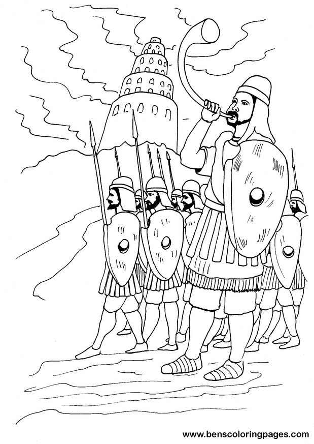 619x873 Bible Tower Of Babel Coloring Page.