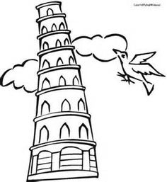 236x257 Drawings Of The Leaning Tower Of Pisa