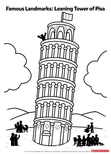384x530 Color In The Leaning Tower Of Pisa Parents