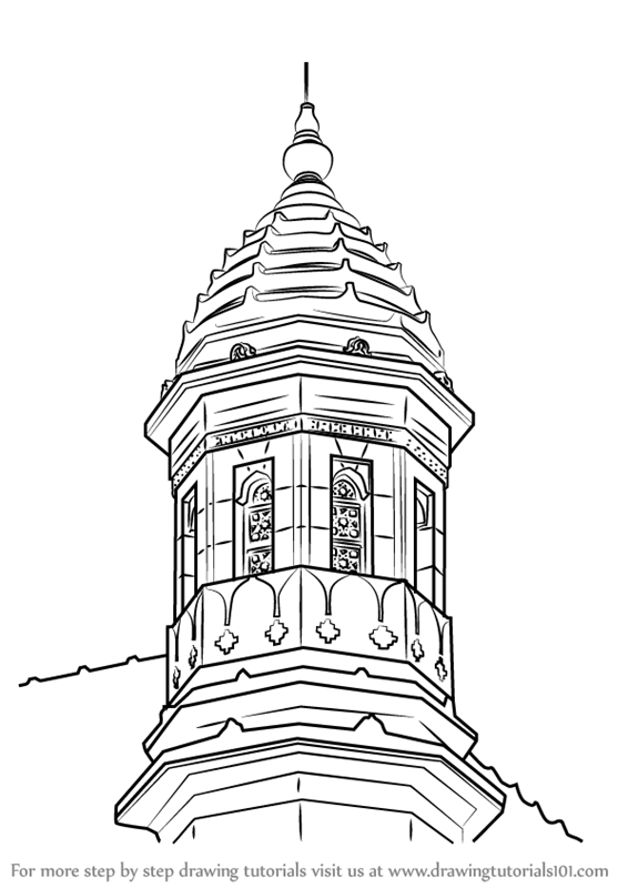 566x800 Learn How To Draw Gateway Of India