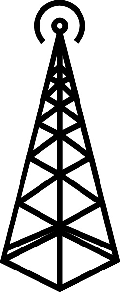 246x597 Antenna Tower Clip Art Free Vector In Open Office Drawing Svg