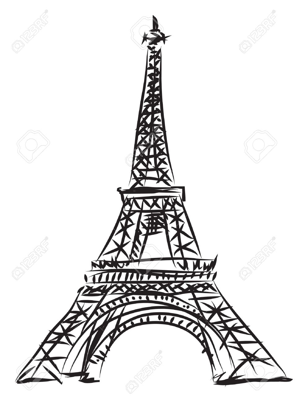 995x1300 Tour Eiffel Illustration Royalty Free Cliparts, Vectors, And Stock