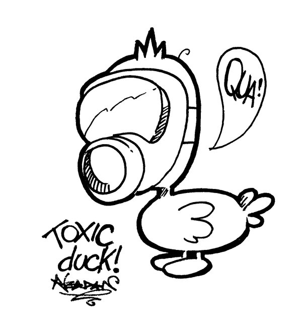600x649 Toxic Duck By Readan86