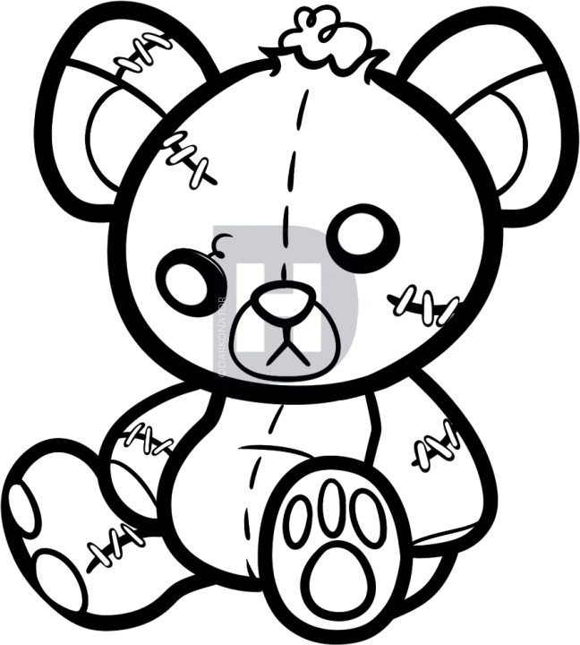 648x720 Photos Bear Teddy Drawing,