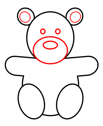 350x425 To Draw A Teddy Bear