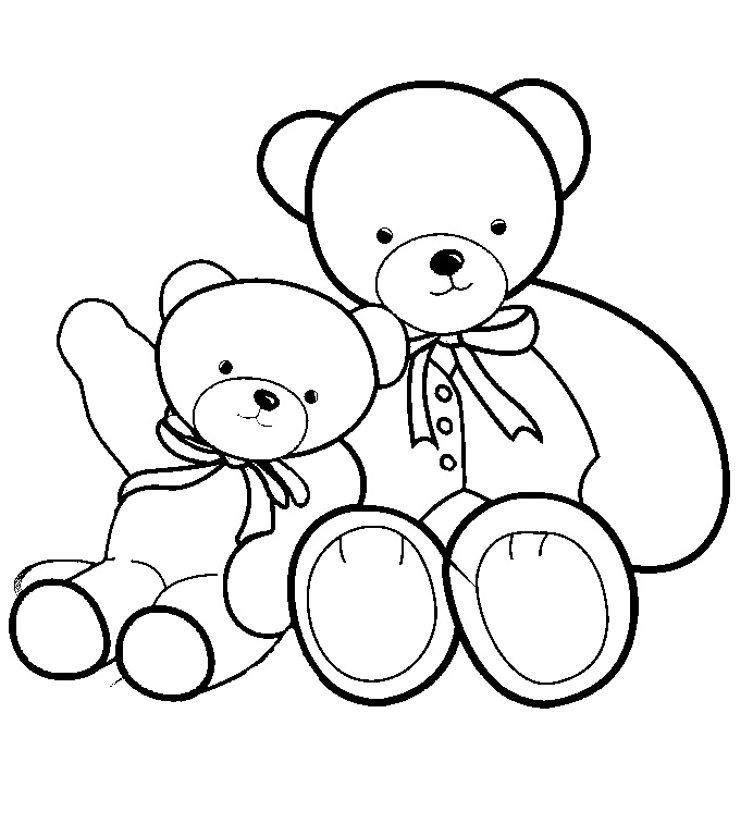 692x768 Coloring Doll Teddy Bear Dolls Pages