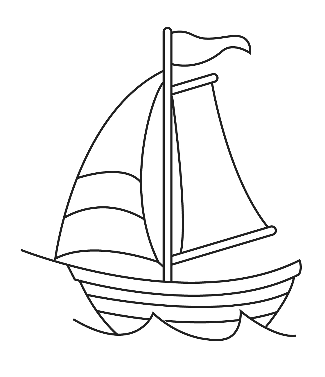 1119x1297 Drawn Sailing Cartoon