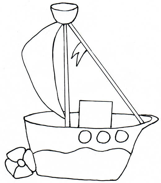 520x590 Bathtub Boat Clipart