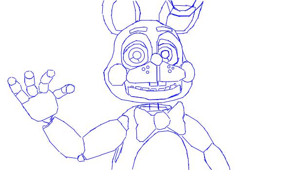622x350 Toy Bonnie Coloring Page. By Janusek5